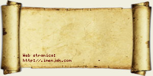 Anđela Jokić vizit kartica